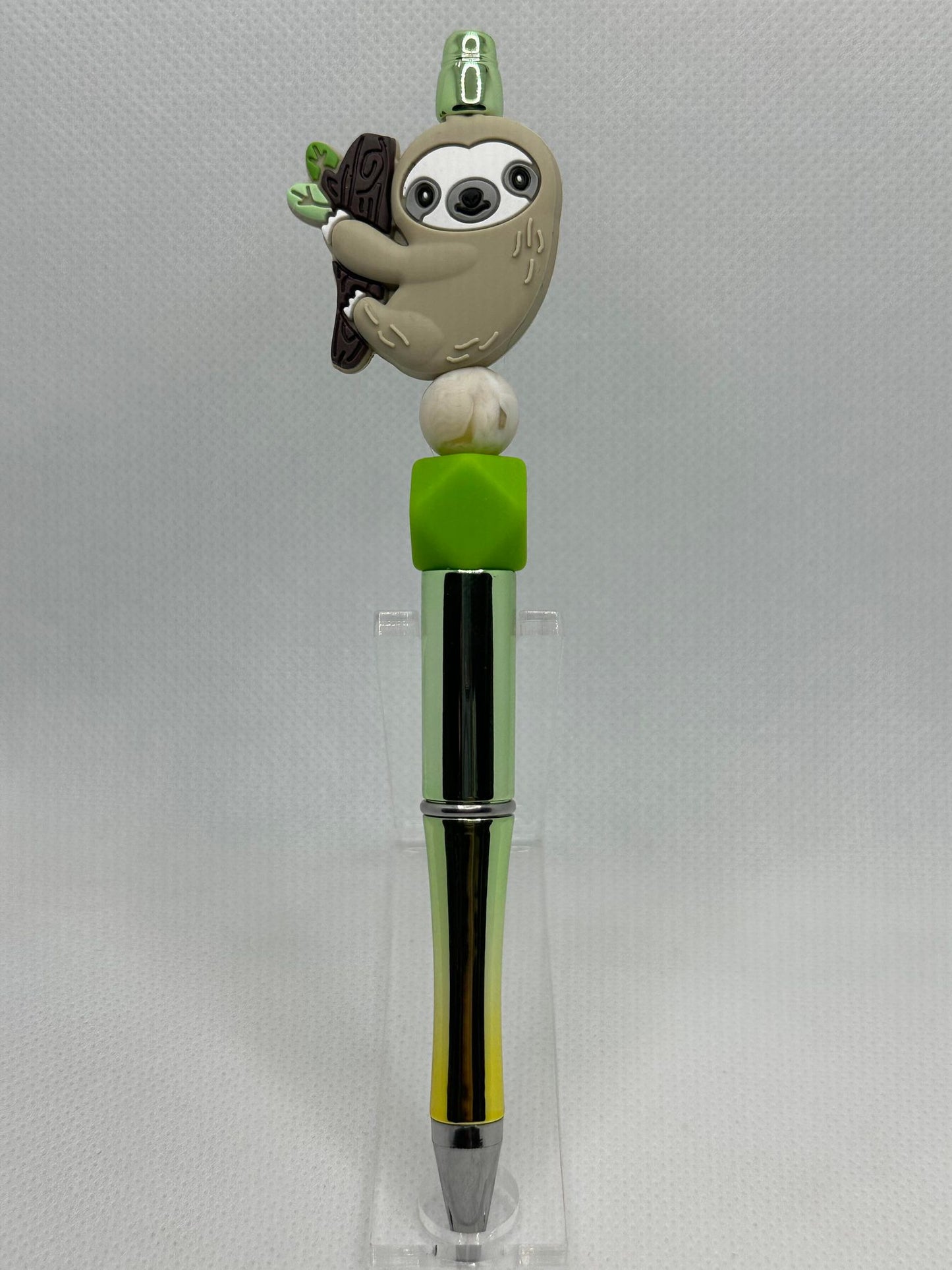 Sloth Green Custom Pens