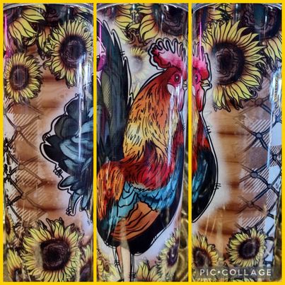 Chicken RTS Finished Tumblers/Sublimation Transfers