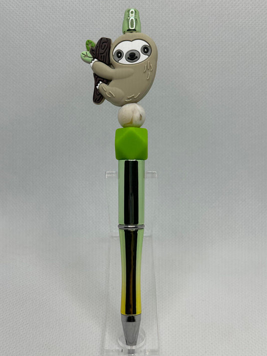 Sloth Green Custom Pens
