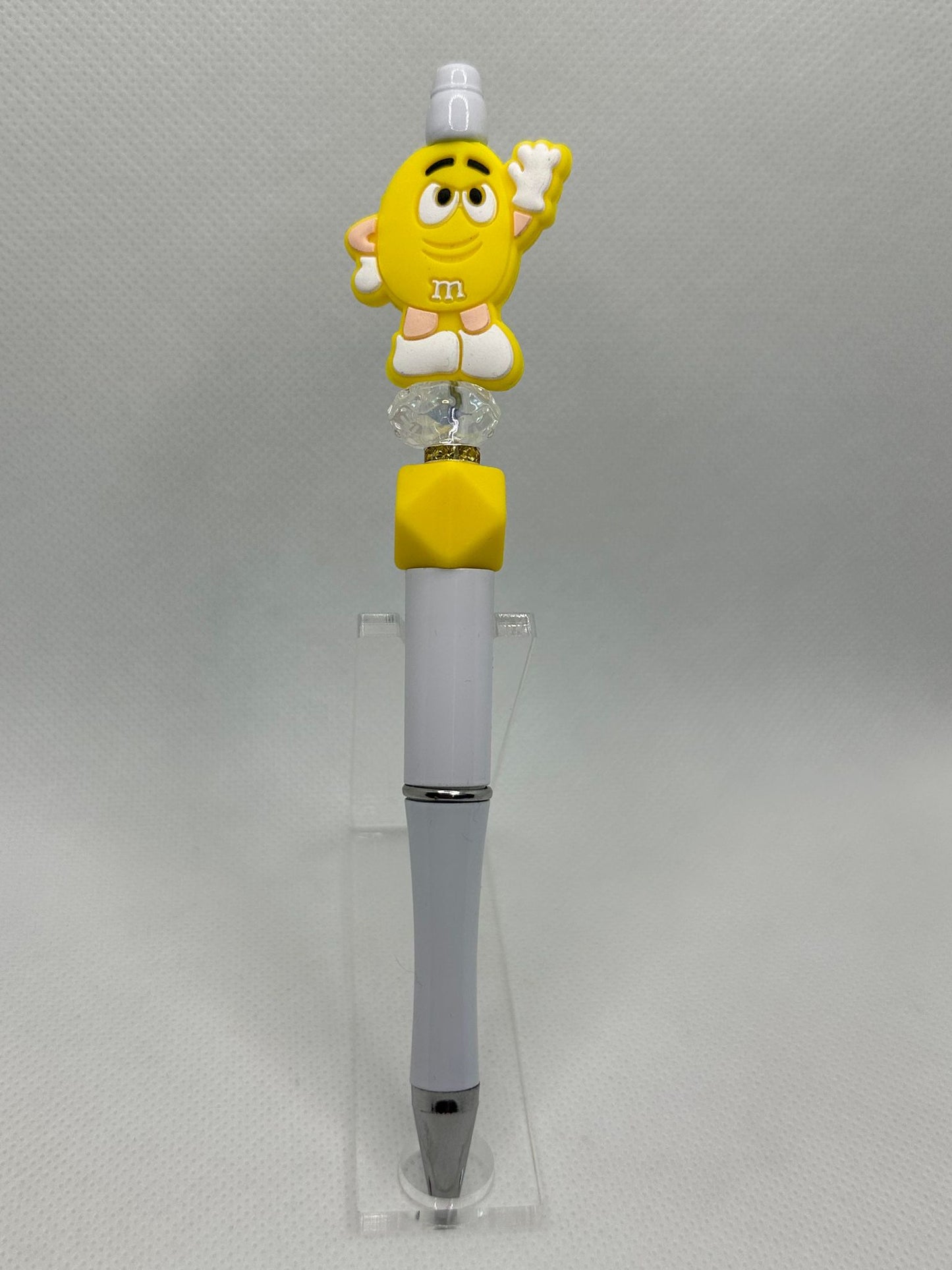 Yellow M&M Custom Pens