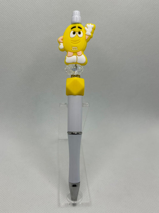 Yellow M&M Custom Pens