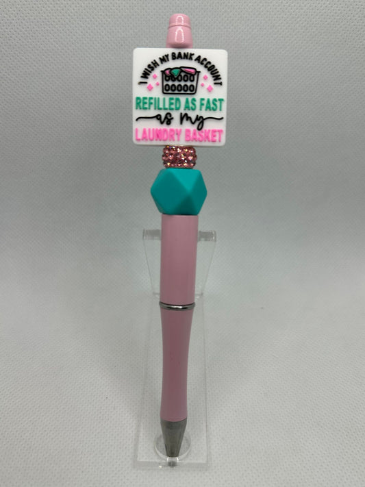 I Wish My Bank Account Custom Pens