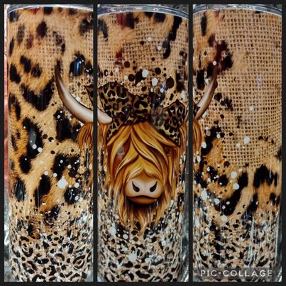 Highlander Cheetah RTS Finished Tumblers/Sublimation Transfers