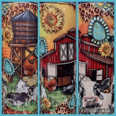Barn RTS Finished Tumblers/Sublimation Transfers